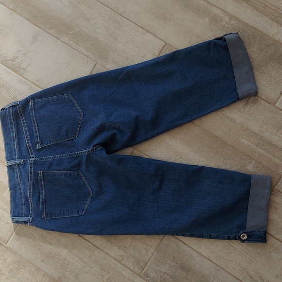 NYDJ Cropped Jeans w/ Cuff - Picture 2 of 8